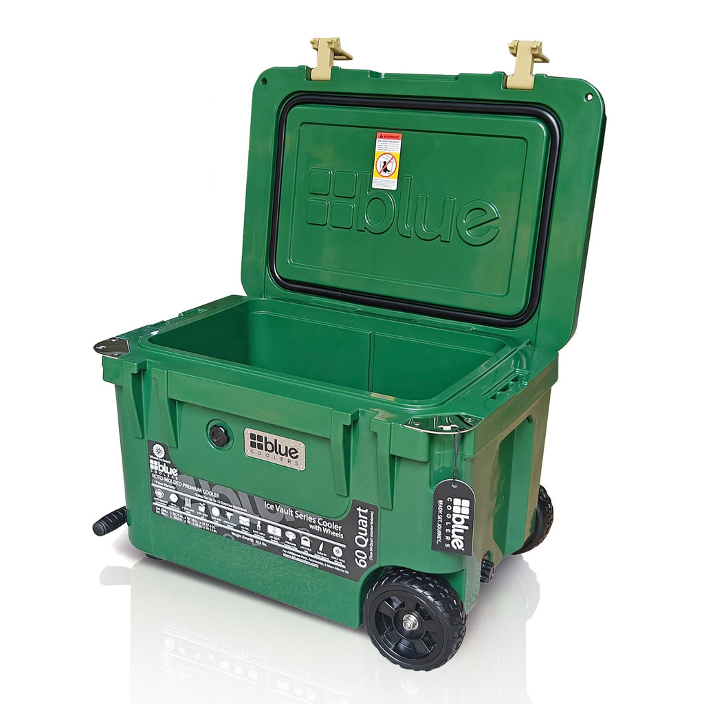 60 Quart Ice Vault Roto-Molded Cooler with Wheels (Copy)