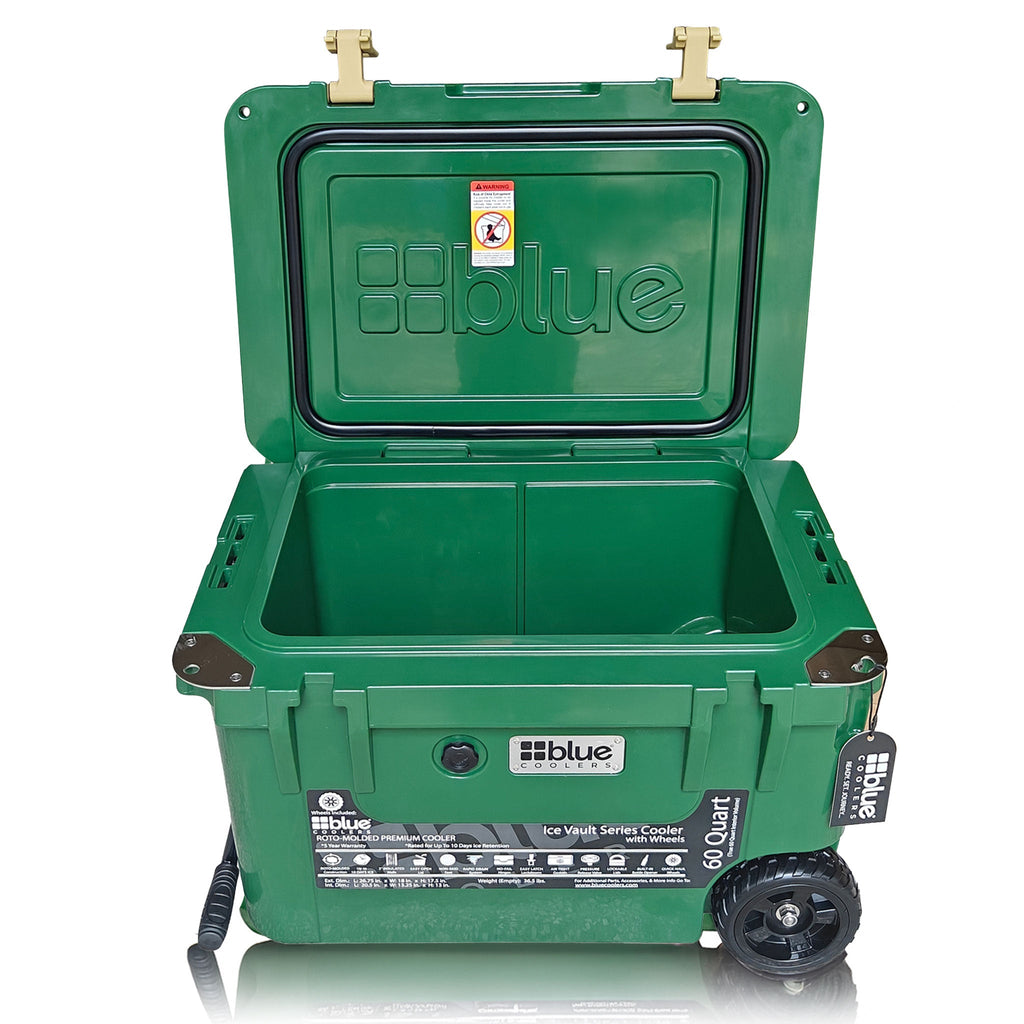 60 Quart Ice Vault Roto-Molded Cooler with Wheels (Copy)
